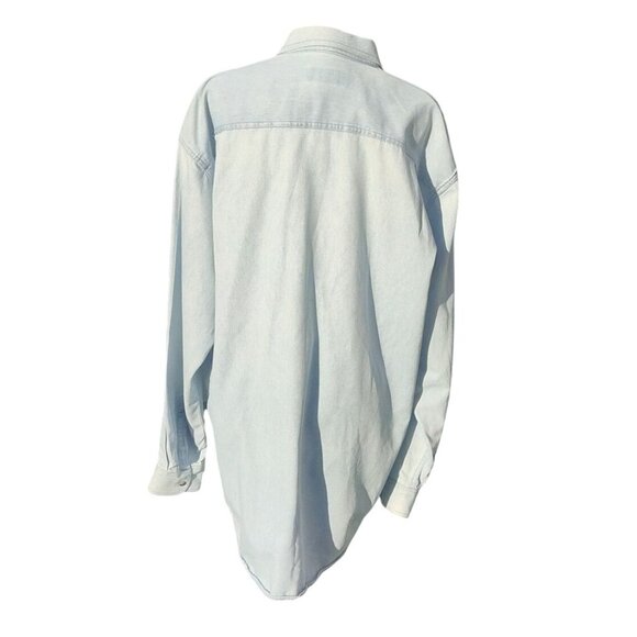 Dilbert Cartoon River Washed Denim Shirt By Aspen Gold Size X-Large - Picture 10 of 11